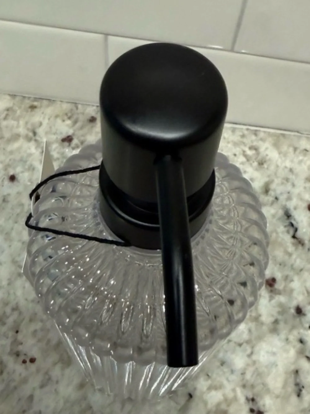 Hearth & Hand Clear Acrylic Refillable Dispenser Bathroom Accessory Set (2) NWT